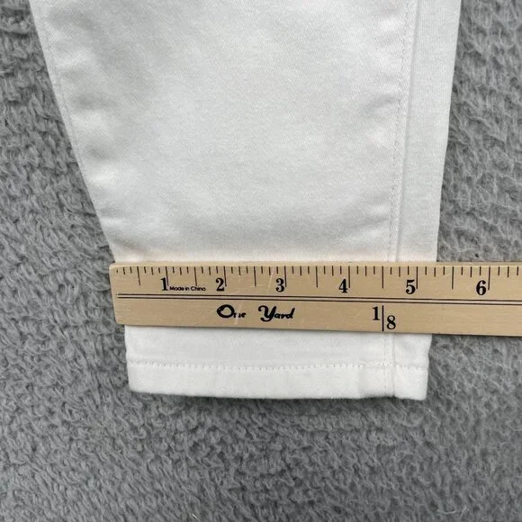 Michael Kors Jeans Womens 8 White Izzy Skinny Denim - Picture 7 of 10